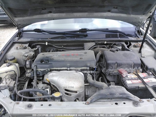 4T1BE32K13U648255 - 2003 TOYOTA CAMRY LE/XLE/SE SILVER photo 10