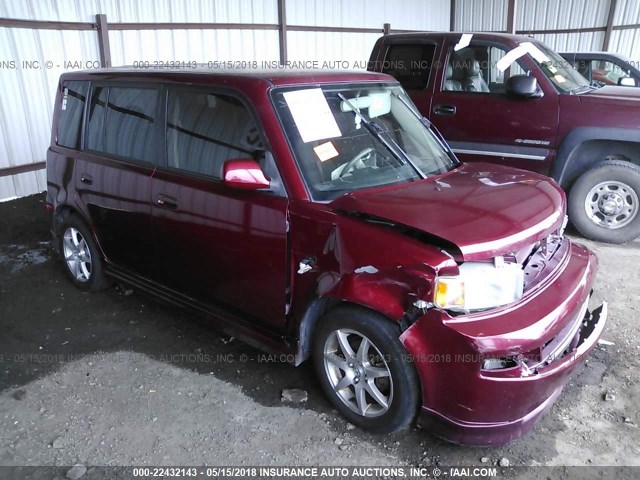 JTLKT324364101668 - 2006 TOYOTA SCION XB მუქწითელი ფოტო 1