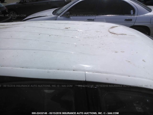 1G8ZK8274VZ110718 - 1997 SATURN SW2 WHITE photo 6