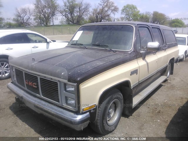 1G5EC16C2GF528030 - 1986 GMC SUBURBAN C1500 BEIGE photo 6