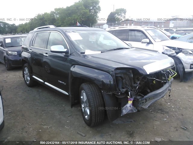 2GKFLZEK6F6223602 - 2015 GMC TERRAIN DENALI BLACK photo 1