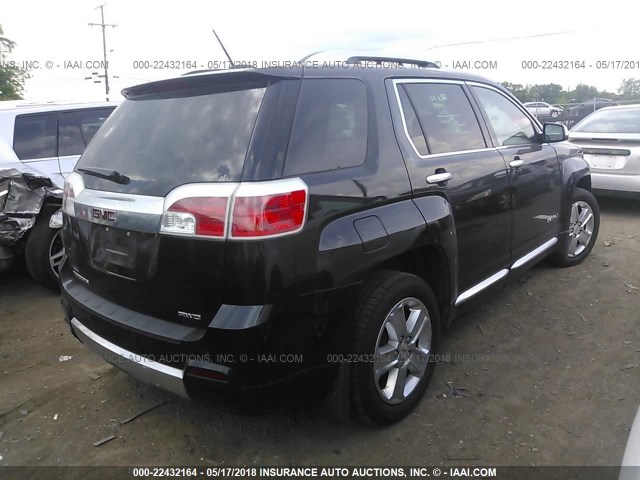 2GKFLZEK6F6223602 - 2015 GMC TERRAIN DENALI BLACK photo 4