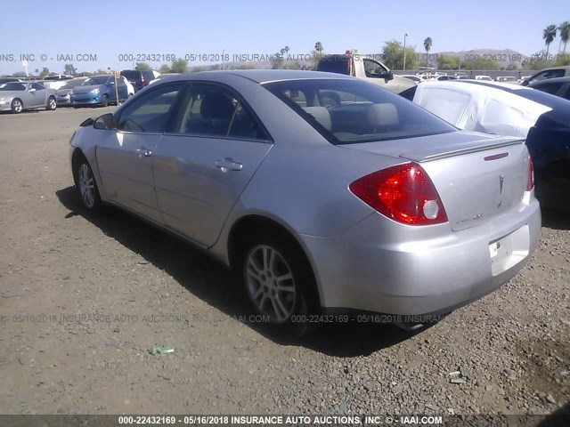 1G2ZG558964109187 - 2006 PONTIAC G6 SE1 SILVER photo 3