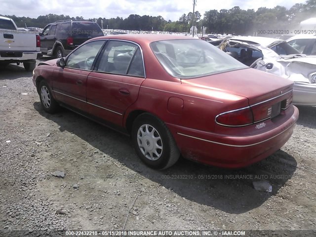 2G4WS52M3W1483526 - 1998 BUICK CENTURY CUSTOM RED photo 3