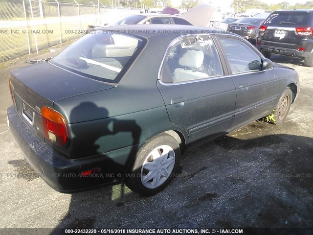 JS2GB41S315202096 - 2001 SUZUKI ESTEEM GL/GLX/GLX SPORT GREEN photo 4