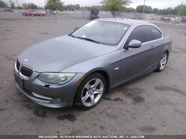 WBAKF9C51BE261837 - 2011 BMW 335 XI GRAY photo 2