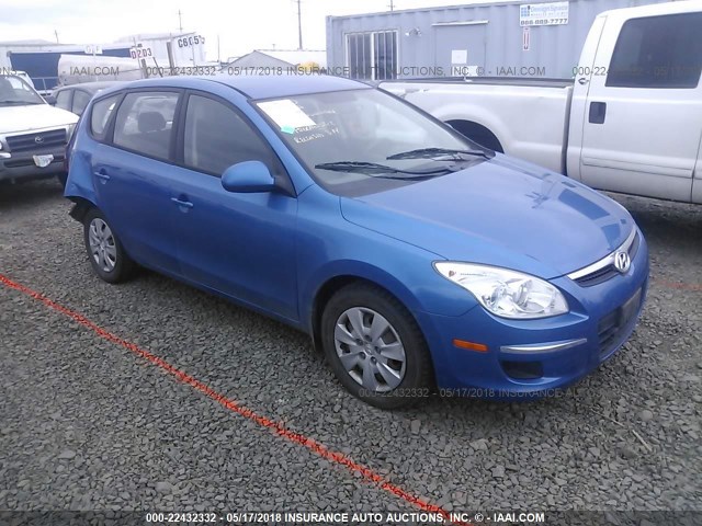 KMHDB8AE0BU121316 - 2011 HYUNDAI ELANTRA TOURING GLS BLUE photo 1