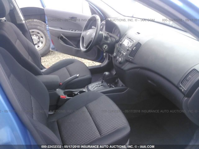 KMHDB8AE0BU121316 - 2011 HYUNDAI ELANTRA TOURING GLS BLUE photo 5