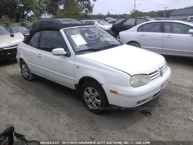 3VWDC21VX2M806844 - 2002 VOLKSWAGEN CABRIO GLX 白色 照片 1