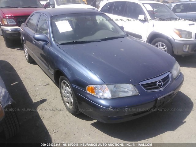 1YVGF22D025286344 - 2002 MAZDA 626 ES/LX BLUE photo 1