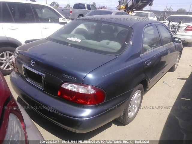 1YVGF22D025286344 - 2002 MAZDA 626 ES/LX BLUE photo 4