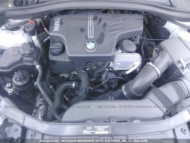 WBAVL1C50DVR84928 - 2013 BMW X1 XDRIVE28I ვერცხლისფერი ფოტო 10