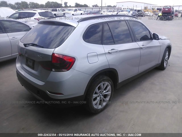 WBAVL1C50DVR84928 - 2013 BMW X1 XDRIVE28I ვერცხლისფერი ფოტო 4