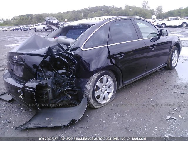 1FAFP23166G174487 - 2006 FORD FIVE HUNDRED SE BLACK photo 4