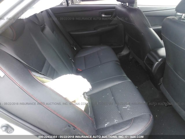 4T1BF1FK2GU134934 - 2016 TOYOTA CAMRY LE/XLE/SE/XSE SILVER photo 8