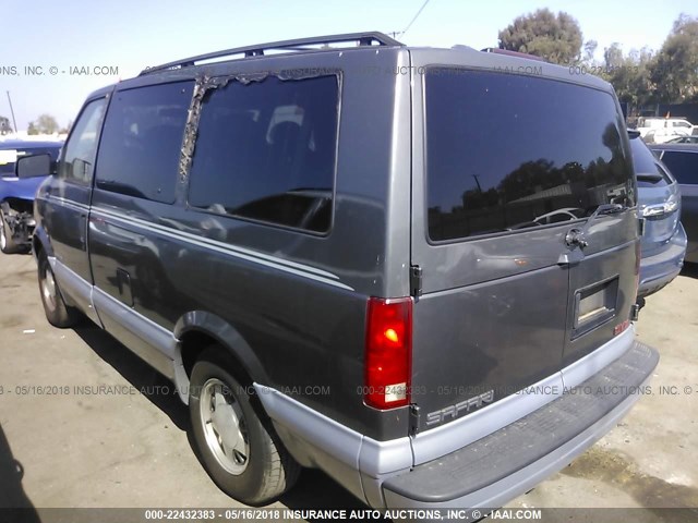 1GKDM19W8XB518301 - 1999 GMC SAFARI XT GRAY photo 3