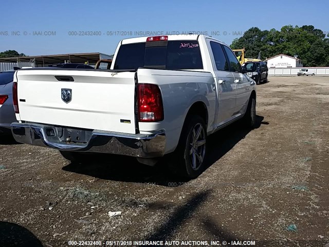 1D3HB13P29S708819 - 2009 DODGE RAM 1500 WHITE photo 4