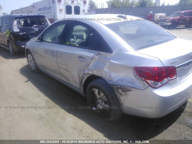 1G1PC5SH2G7170148 - 2016 CHEVROLET CRUZE LIMITED LS SILVER photo 6