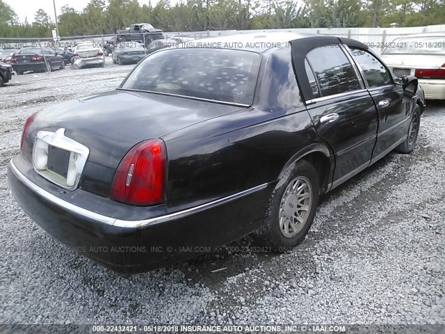 1LNHM81W1YY791608 - 2000 LINCOLN TOWN CAR EXECUTIVE Черный фото 4
