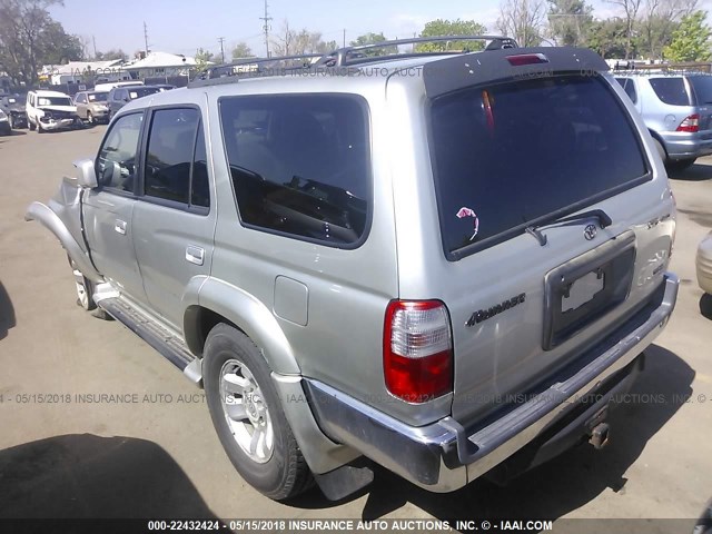 JT3HN86R2Y0297507 - 2000 TOYOTA 4RUNNER SR5 SILVER photo 3