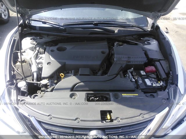 1N4AL3AP5GN379895 - 2016 NISSAN ALTIMA 2.5/S/SV/SL/SR SILVER photo 10