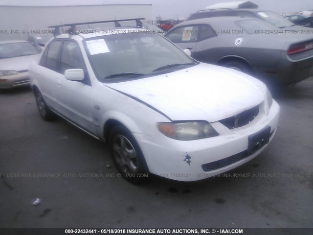 JM1BJ226021623845 - 2002 MAZDA PROTEGE DX/LX/ES WHITE photo 1