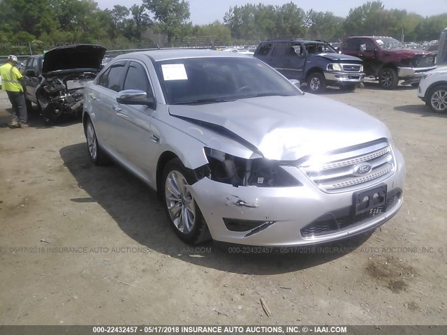 1FAHP2FW5AG136371 - 2010 FORD TAURUS LIMITED SILVER photo 1