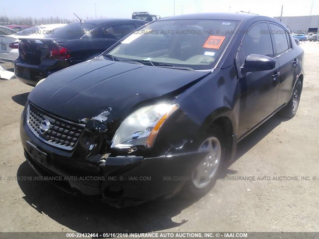 3N1AB61E77L639164 - 2007 NISSAN SENTRA 2.0/2.0S/2.0SL BLACK photo 2