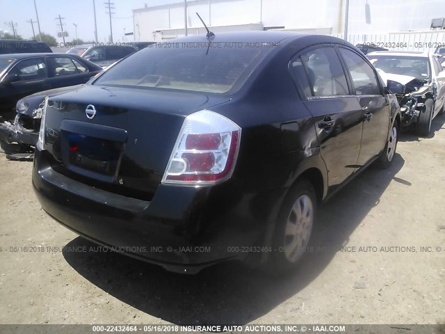 3N1AB61E77L639164 - 2007 NISSAN SENTRA 2.0/2.0S/2.0SL BLACK photo 4