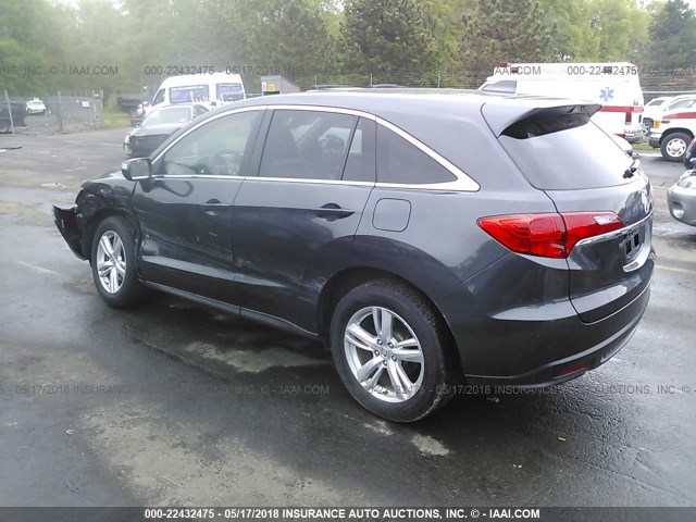 5J8TB4H37DL017736 - 2013 ACURA RDX GRAY photo 3