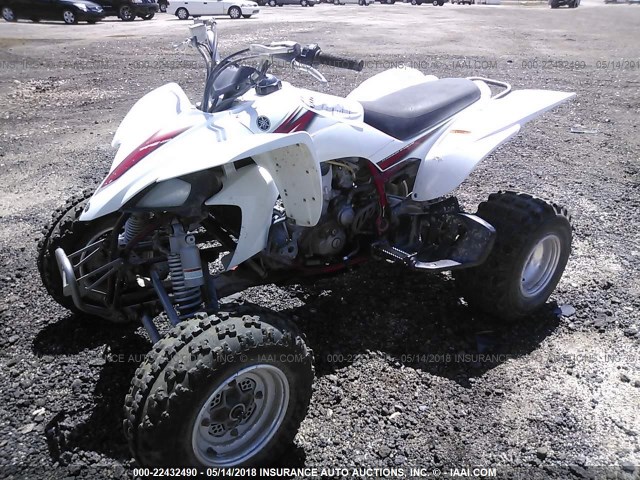 JY4AJ11Y55C041787 - 2005 YAMAHA YFZ450 WHITE photo 2