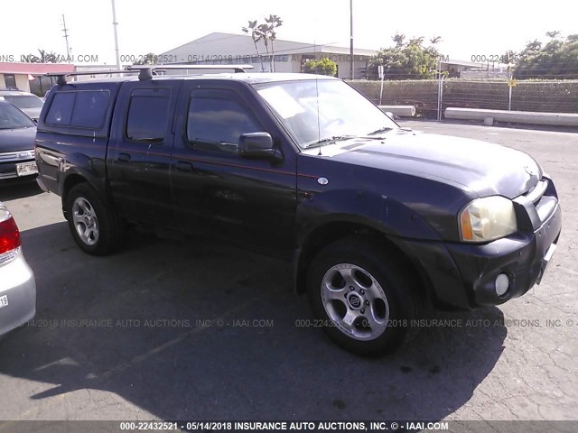 1N6MD27TX1C362819 - 2001 NISSAN FRONTIER CREW CAB SC BLACK photo 1