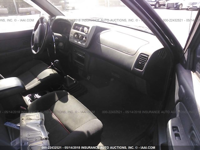 1N6MD27TX1C362819 - 2001 NISSAN FRONTIER CREW CAB SC BLACK photo 5