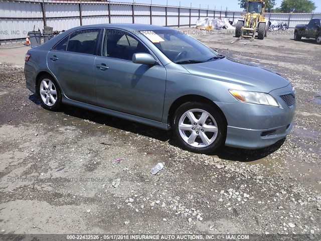 4T1BK46K49U577411 - 2009 TOYOTA CAMRY SE/LE/XLE GREEN photo 1