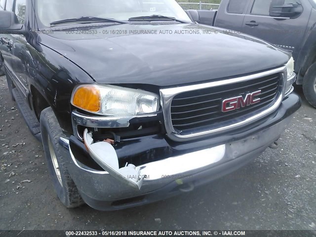 3GKFK16T51G116517 - 2001 GMC YUKON XL K1500 BLACK photo 6