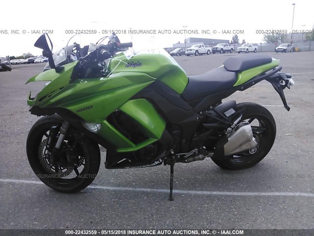 JKAZXCM1XEA000655 - 2014 KAWASAKI ZX1000 M GREEN photo 9