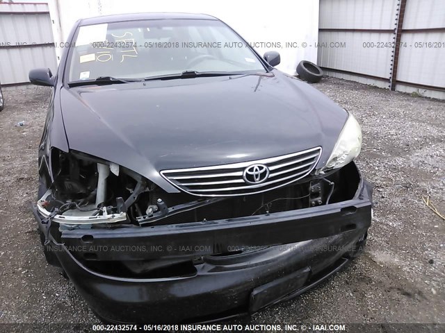 4T1BE32K55U403221 - 2005 TOYOTA CAMRY LE/XLE/SE შავი ფოტო 6