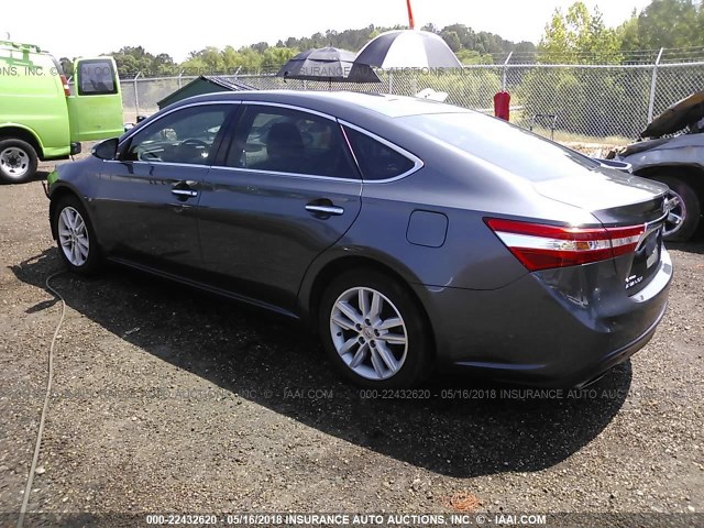 4T1BK1EB8DU034233 - 2013 TOYOTA AVALON PREMIUM/TOURING/LIMITED GRAY photo 3