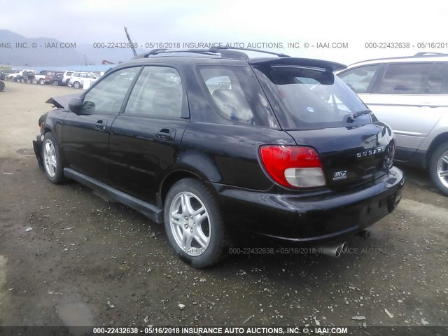 JF1GG296X2G829266 - 2002 SUBARU IMPREZA WRX BLACK photo 3