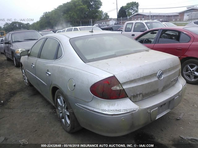 2G4WE587461198472 - 2006 BUICK LACROSSE CXS SILVER photo 3