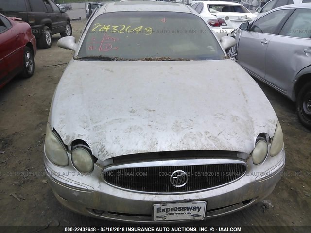 2G4WE587461198472 - 2006 BUICK LACROSSE CXS SILVER photo 6