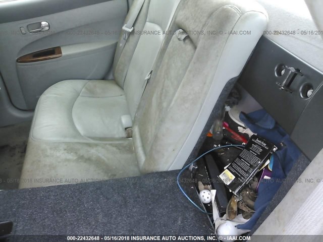 2G4WE587461198472 - 2006 BUICK LACROSSE CXS SILVER photo 8