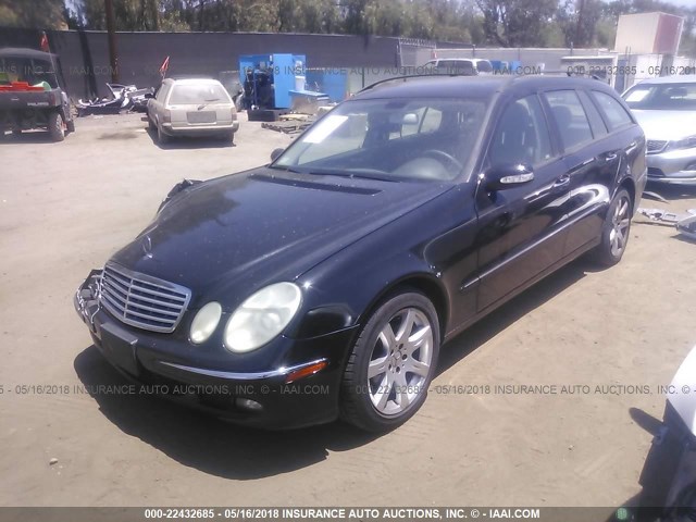 WDBUH56J96A841890 - 2006 MERCEDES-BENZ E 350 WAGON BLACK photo 2