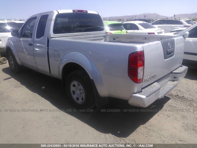 1N6BD0CT0HN702737 - 2017 NISSAN FRONTIER S/SV SILVER photo 3