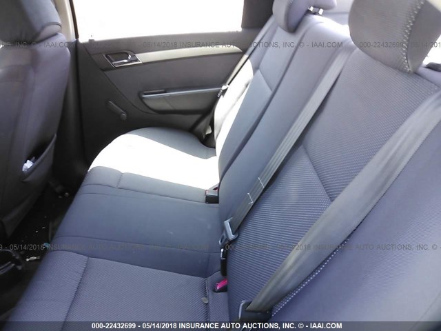 KL1TD56E89B602915 - 2009 CHEVROLET AVEO LS/LT 勃艮第红 照片 8