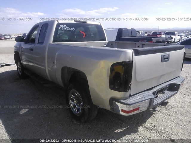 1GCEC19X98Z286652 - 2008 CHEVROLET SILVERADO C1500 BEIGE photo 3