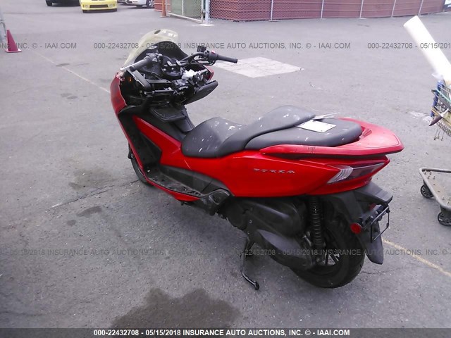 MLHNF0405E5000937 - 2014 HONDA NSS300 RED photo 3