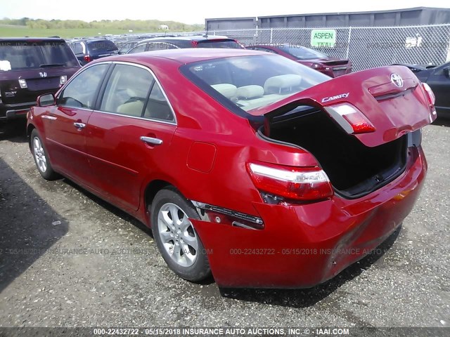 4T1BE46K89U325541 - 2009 TOYOTA CAMRY SE/LE/XLE 红色 照片 3