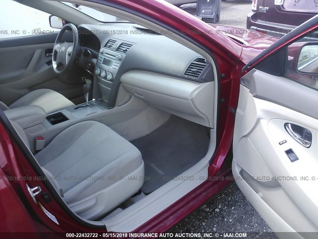 4T1BE46K89U325541 - 2009 TOYOTA CAMRY SE/LE/XLE 红色 照片 5