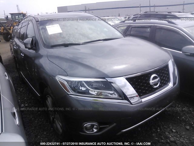 5N1AR2MM1FC625285 - 2015 NISSAN PATHFINDER S/SV/SL/PLATINUM 灰色 照片 1